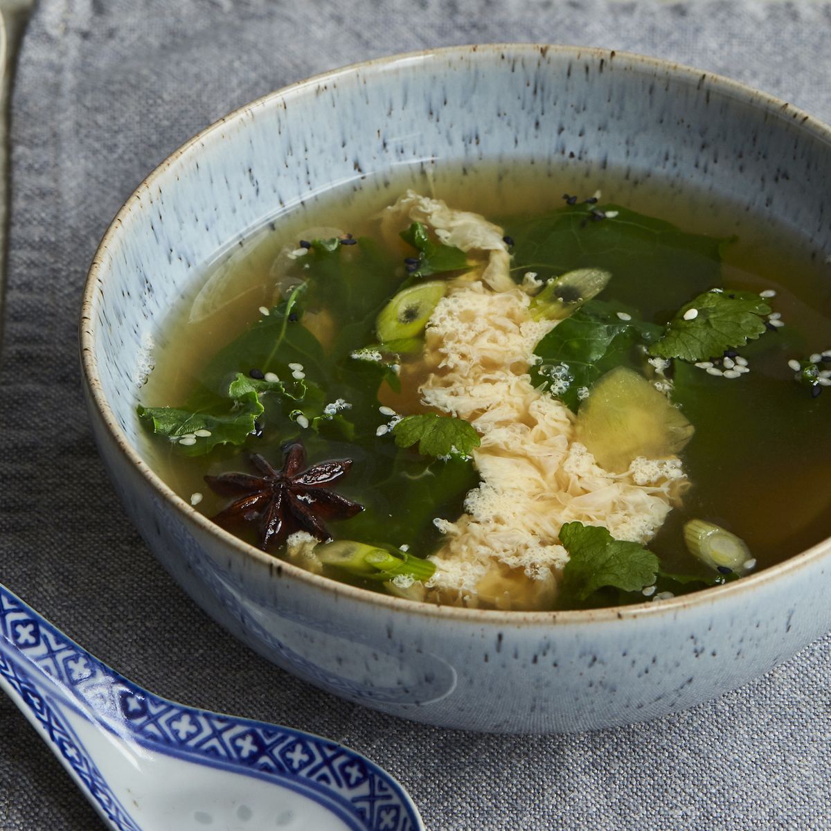 Seaweed and deals egg soup